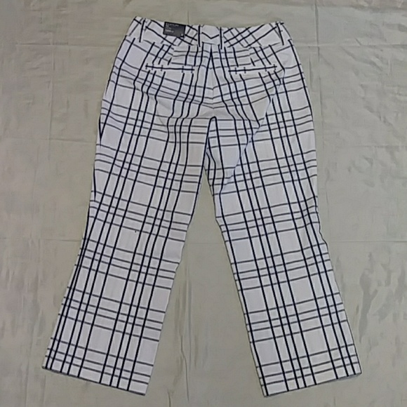 Express Editor Crop Plaid Pants - Picture 4 of 5